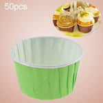 50 cái / gói cốc giấy tròn lót bánh cupcake, cốc bánh muffin, cốc lót bánh socola, kích thước: 5 x 3.8 x 3cm, 5 x 3.8 x 3cm