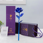 Hoa hồng giả mạ vàng 24K, giao màu ngẫu nhiên, mạ vàng 24K