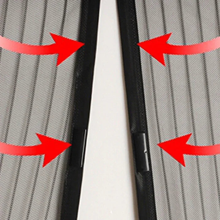 Rèm cửa từ chống muỗi màn cửa, kích thước: 190x100cm, kích thước: 190x100cm (Màu đen), kích thước: 190x100cm (Màu cà phê), kích thước: 190x100cm (Màu be), kích thước: 190x100cm (Màu trắng)