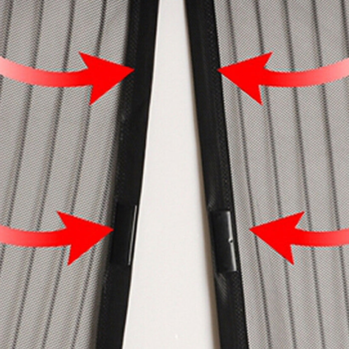 Rèm cửa từ chống muỗi, Rèm cửa lưới chống muỗi, Kích thước: 210x100cm, Kích thước: 210x100cm (Đen), Kích thước: 210x100cm (Cà phê), Kích thước: 210x100cm (Be), Kích thước: 210x100cm (Trắng)