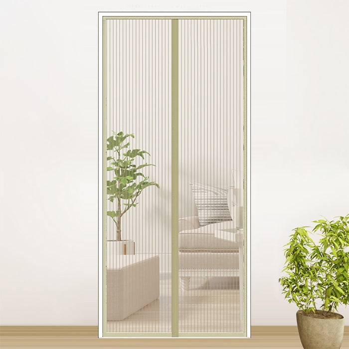 Rèm cửa từ chống muỗi, Rèm cửa lưới chống muỗi, Kích thước: 210x100cm, Kích thước: 210x100cm (Đen), Kích thước: 210x100cm (Cà phê), Kích thước: 210x100cm (Be), Kích thước: 210x100cm (Trắng)