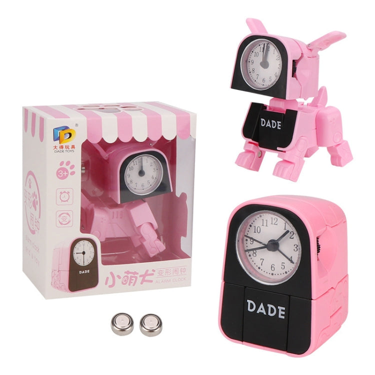 Đồng hồ báo thức robot đồ chơi trẻ em mini thủ công biến dạng
