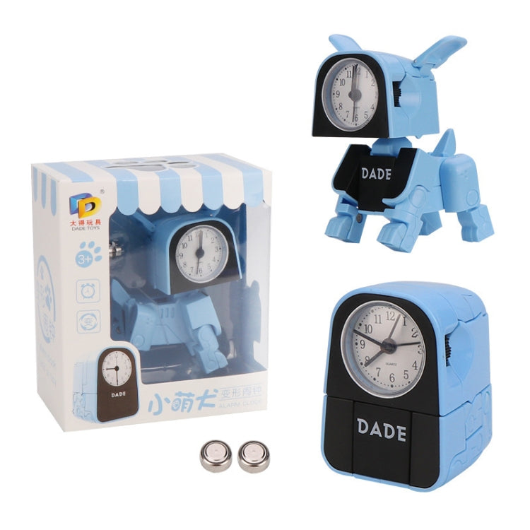 Đồng hồ báo thức robot đồ chơi trẻ em mini thủ công biến dạng