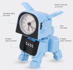 Đồng hồ báo thức robot đồ chơi trẻ em mini thủ công biến dạng
