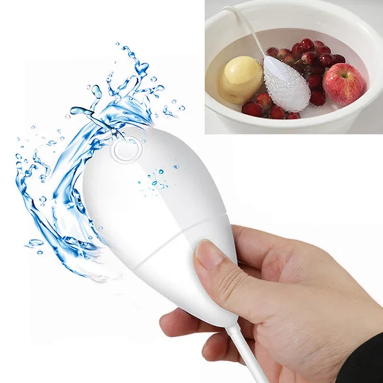 Máy giặt siêu âm mini di động cho quần áo / rau củ / trái cây, kiểu giọt nước
