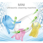 Máy giặt siêu âm mini di động cho quần áo / rau củ / trái cây, kiểu giọt nước