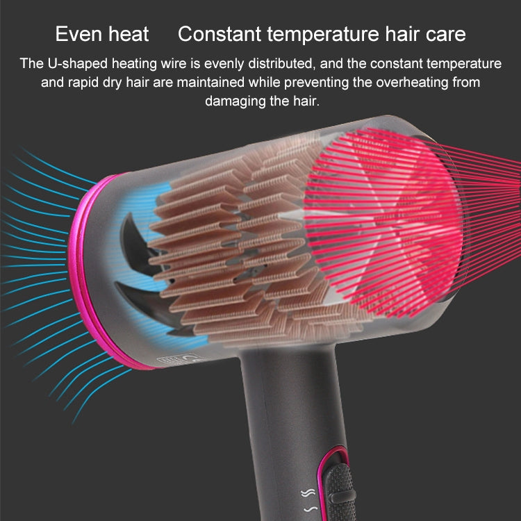 Máy Sấy Tóc Công Suất Cao 2000W Anion Nóng Lạnh Giữ Nhiệt Độ, Phích Cắm Anh, Phích Cắm Anh (Xám+Xanh) +2, Phích Cắm Anh (Đỏ + Đen) +2, Phích Cắm Anh (Đỏ + Xám) +2