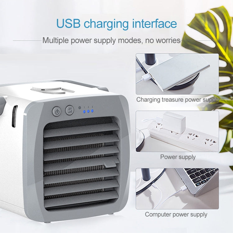 Quạt làm mát không khí điều hòa mini USB di động gia đình