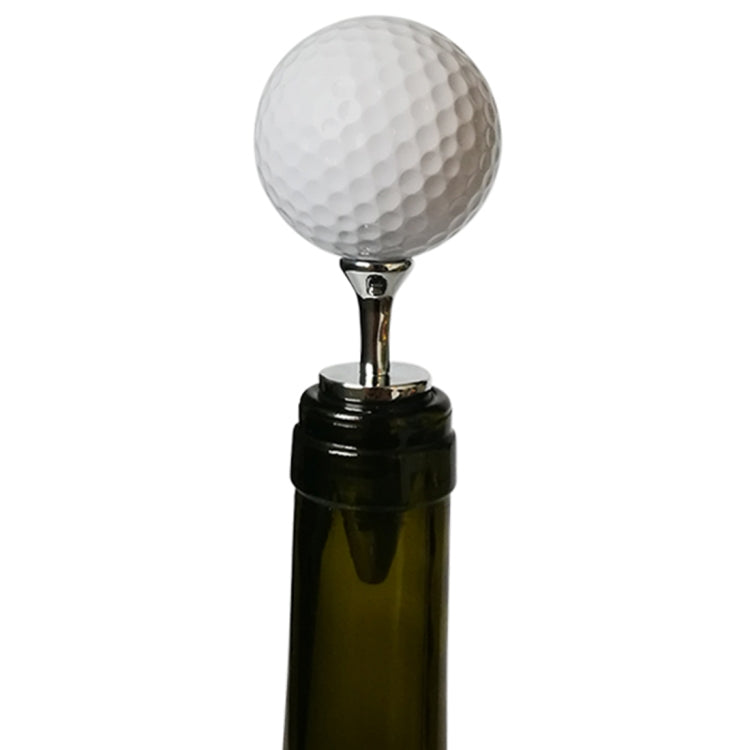 Nút chai rượu vang đỏ hình golf + tee, kích thước: 10 x 4.2cm, nút golf + tee