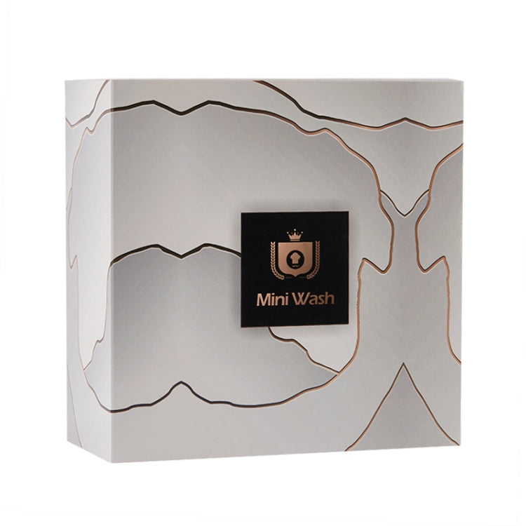 Máy rửa rau quả mini siêu âm GYB001 cổng sạc USB, bao bì trung tính (xanh lá, xanh dương, vàng champagne, hồng)