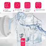 Máy rửa rau quả mini siêu âm GYB001 cổng sạc USB, bao bì trung tính (xanh lá, xanh dương, vàng champagne, hồng)