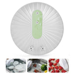 Máy rửa rau quả mini siêu âm GYB001 cổng sạc USB, bao bì trung tính (xanh lá, xanh dương, vàng champagne, hồng)