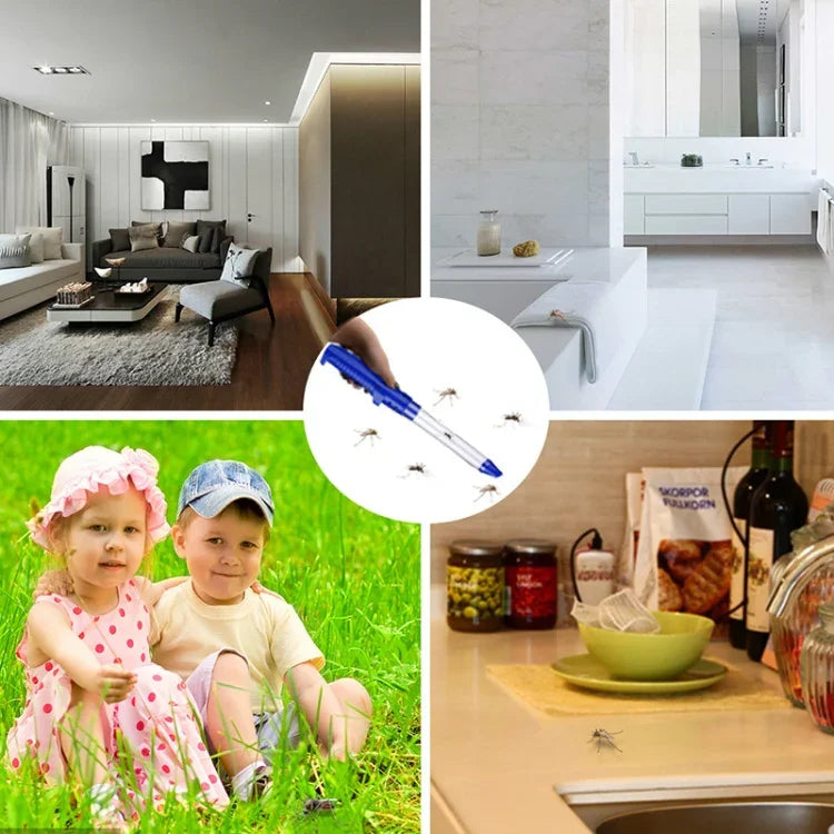 Bẫy côn trùng hút điện USB SK818 với đèn LED, bẫy bắt nhện điện, SK818 màu xanh dương
