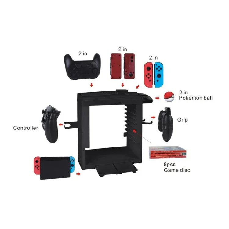 Giá Đỡ Đa Năng Tay Cầm Sạc KJH Khung Nhận Cho Nintendo Switch, KJH-SWITCH-27