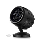 Quạt điện để bàn mini sạc USB điều chỉnh được, làm mát bằng đối lưu không khí, hỗ trợ điều khiển 2 tốc độ