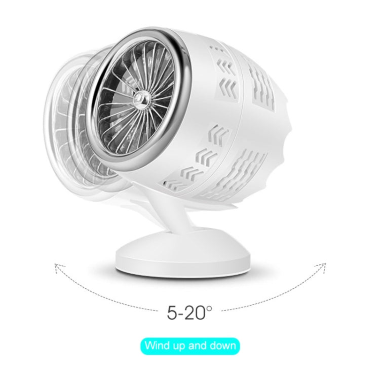 Quạt điện để bàn mini sạc USB điều chỉnh được, làm mát bằng đối lưu không khí, hỗ trợ điều khiển 2 tốc độ
