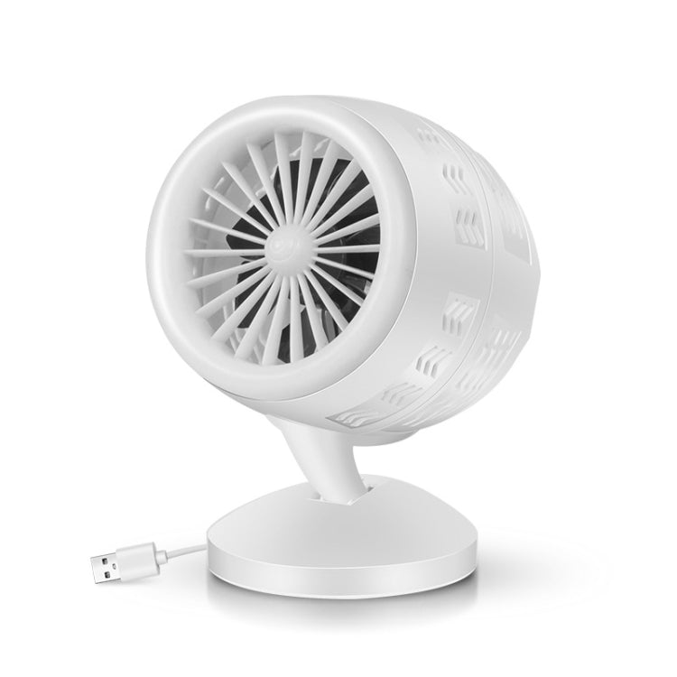 Quạt điện để bàn mini sạc USB điều chỉnh được, làm mát bằng đối lưu không khí, hỗ trợ điều khiển 2 tốc độ