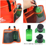 Túi đựng dụng cụ câu cá cắm trại gấp đôi thoát nước PVC 30L 4 trong 1