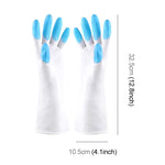 Bán 5 đôi găng tay PVC latex dày chống nước làm việc nhà rửa giặt