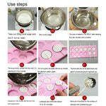 12 khuôn socola silicon tự làm dung tích lớn (hình kẹo mút), hình bò, hình kẹo mút