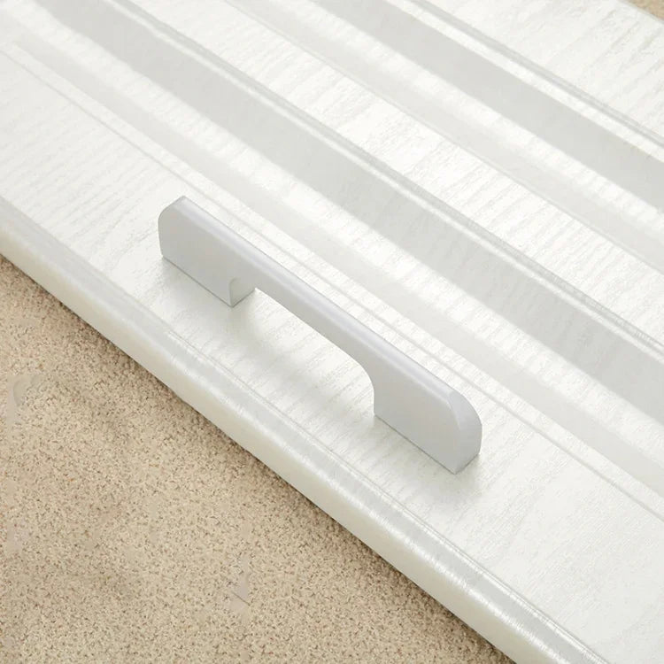 Tay nắm cửa tủ ngăn kéo hợp kim nhôm 2049-128, tay nắm cửa thẳng, 2049-128 (đen), 2049-128 (trắng)