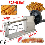 528-1 Manual Twisted Potato Cutter,Potato Chips Slicer,High Quality French Fry Cutter, Manual stretching