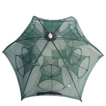 Lưới câu gấp tự động 12 lỗ bằng nylon bẫy tôm cua cá nhỏ, 12 lỗ