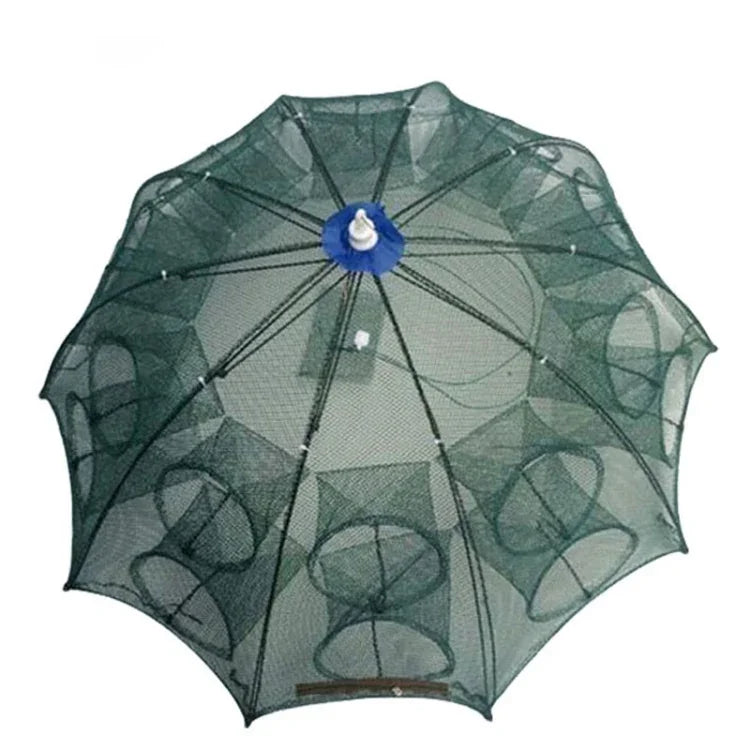 Lưới câu gấp tự động 20 lỗ bằng nylon bẫy tôm cua cá nhỏ, 20 lỗ