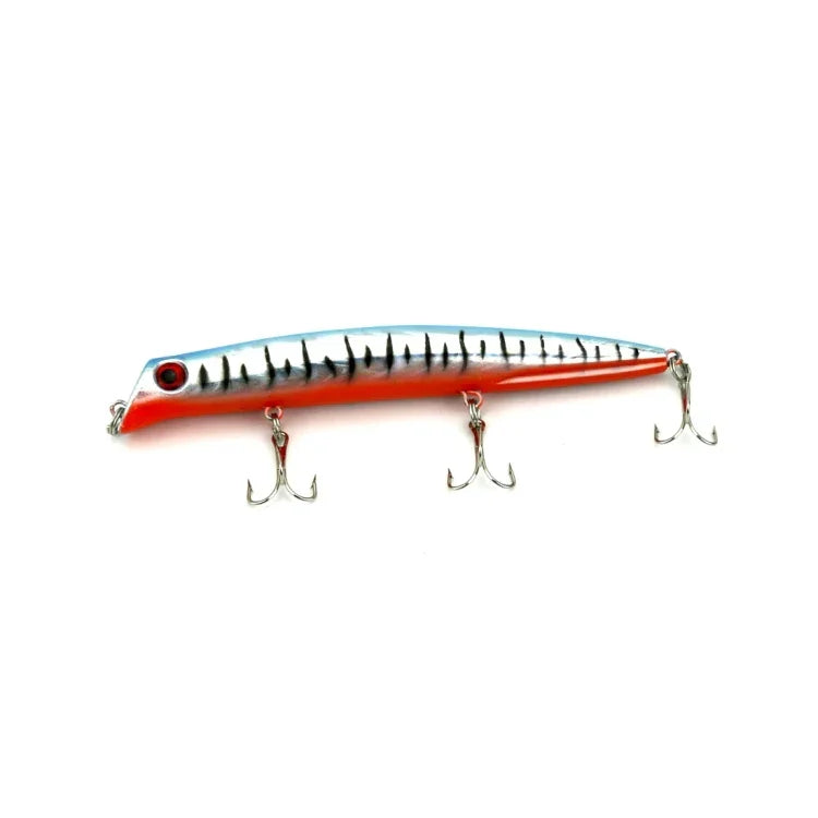 Mồi câu nhân tạo HENGJIA Popper bionic có móc, dài 12,6 cm, giao màu ngẫu nhiên, dài 12,6 cm