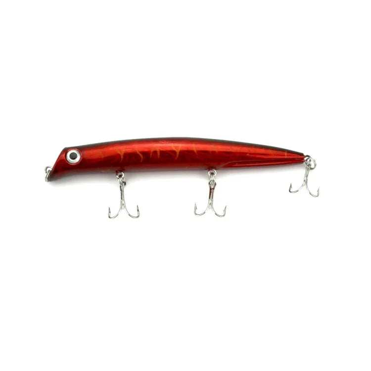Mồi câu nhân tạo HENGJIA Popper bionic có móc, dài 12,6 cm, giao màu ngẫu nhiên, dài 12,6 cm