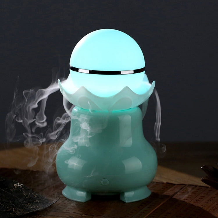 Máy tạo độ ẩm hương thơm siêu âm ngọc trai phát sáng ban đêm sạc USB 4W với đèn LED nhiều màu cho nhà / văn phòng, dung tích bình nước: 95ml, DC 5V