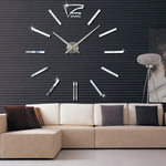 Đồng hồ treo tường trang trí phòng ngủ, văn phòng hiện đại không khung kích thước lớn DIY mặt gương 3D không tiếng động, MH101 (Đen), M001 (Vàng), M001 (Bạc)