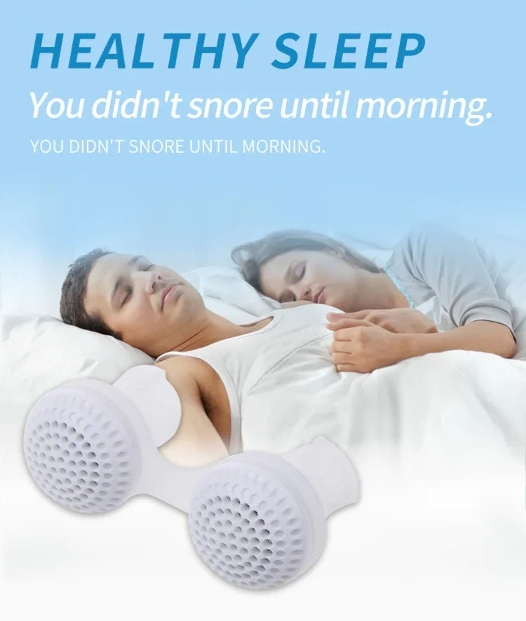 2 bộ máy lọc không khí chống ngáy 2 trong 1 bằng ABS và silicone