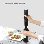Bộ dụng cụ mở rượu tự động Xiaomi Youpin Huohou, máy mở nút chai điện kèm dao cắt màng, dụng cụ mở nút chai