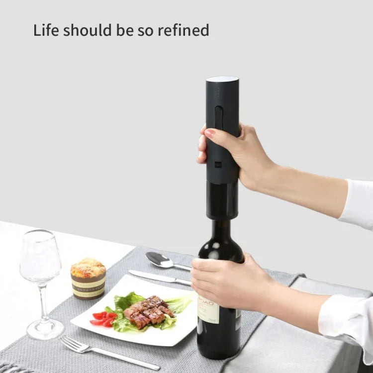 Bộ dụng cụ mở rượu tự động Xiaomi Youpin Huohou, máy mở nút chai điện kèm dao cắt màng, dụng cụ mở nút chai
