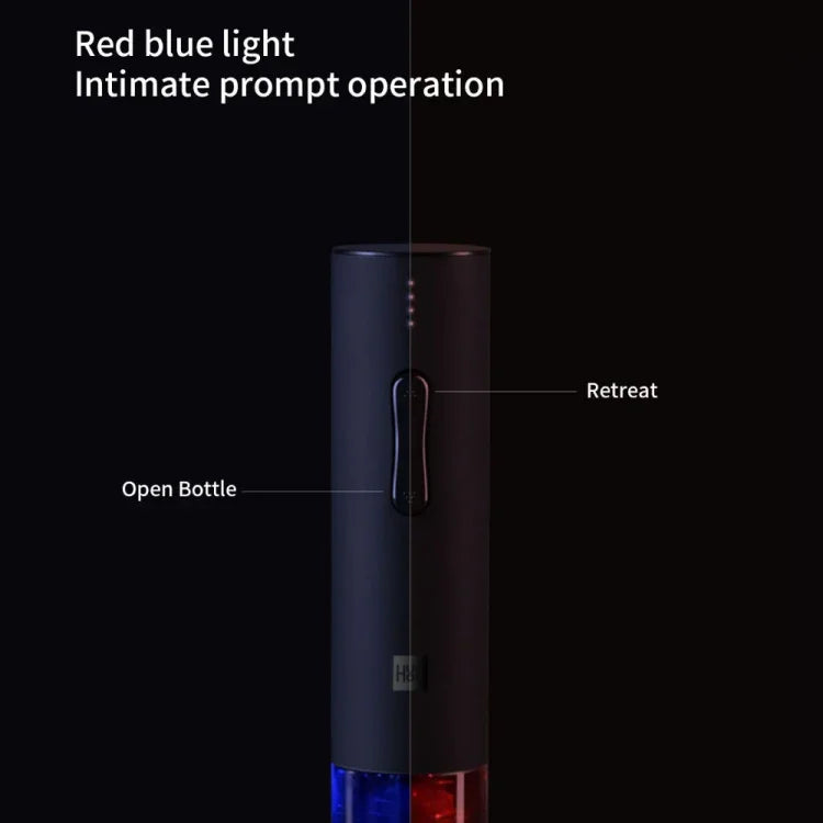 Bộ dụng cụ mở rượu tự động Xiaomi Youpin Huohou, máy mở nút chai điện kèm dao cắt màng, dụng cụ mở nút chai