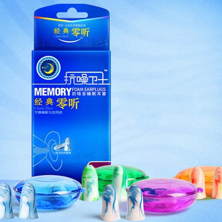 Bộ 4 Cái Bịt Tai Ngăn Tiếng Ồn Khi Ngủ Du Lịch Cải Thiện Giấc Ngủ Bảo Vệ Thính Giác, Giao Màu Ngẫu Nhiên