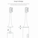 3 Đầu Bàn Chải Đánh Răng Điện Thay Thế Chính Hãng Xiaomi Mijia Chăm Sóc Răng Miệng (Loại Nhạy Cảm)