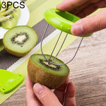 3 chiếc dụng cụ gọt kiwi di động đặc biệt ABS + thép không gỉ, giao màu ngẫu nhiên, 3 chiếc dụng cụ gọt kiwi 2