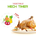 Đồng Hồ Hẹn Giờ Cơ Học Dùng Cho Nhà Bếp Rau Củ, Đếm Ngược Có Báo Thức, Giao Màu Ngẫu Nhiên, RB208