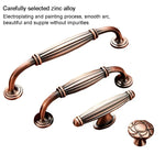 Tay nắm tủ nội thất gỗ đặc 6029-96, tay nắm đồng đỏ, 6029-96