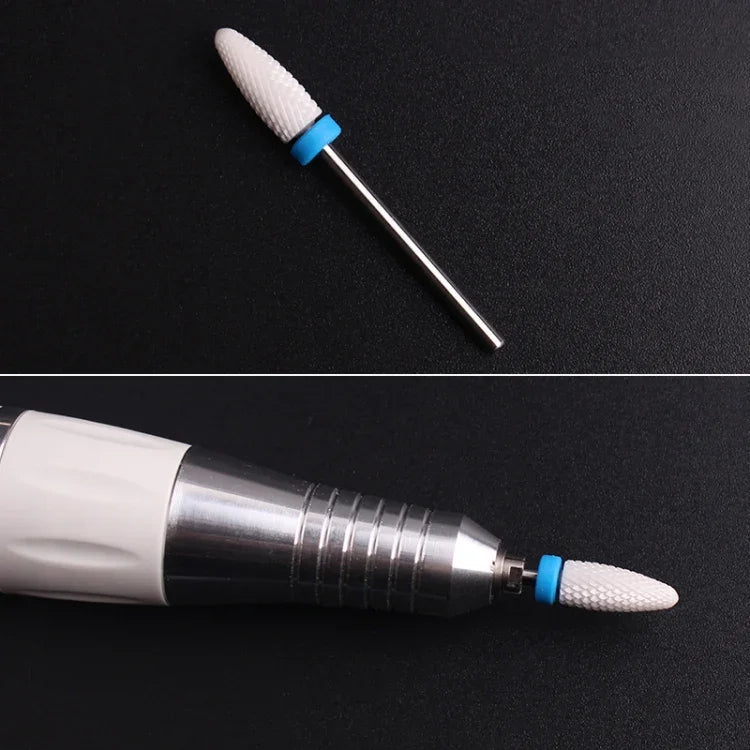 Đầu mài điện hình trụ gốm cho móng, hình dạng mụn cóc, Kích thước: 49*6mm, Kích thước: 49*6mm