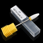 Đầu mài điện hình trụ gốm cho móng, hình dạng mụn cóc, Kích thước: 49*6mm, Kích thước: 49*6mm