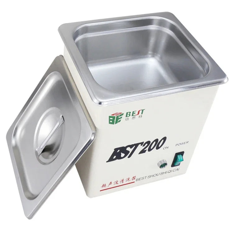 Máy làm sạch siêu âm thép không gỉ BEST-200 dung tích 1.5L (Điện áp 220V), BEST-200 1.5L
