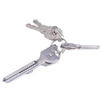 SWISS+TECH Móc Khóa Đa Năng 6 Trong 1 Bằng Thép Không Gỉ, Bộ Dụng Cụ Mini Gập Gọn Cho Ngoài Trời