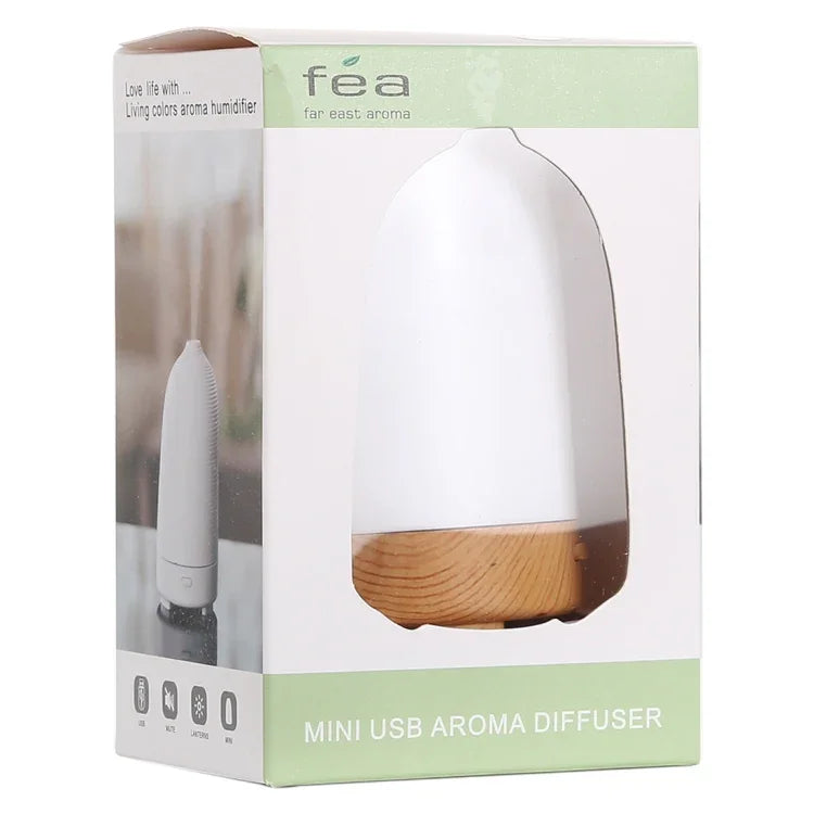 Máy tạo ẩm mini hình viên nang 5W có đèn nhiều màu, dung tích: 50ml, DC 5V, máy tạo ẩm hình viên nang