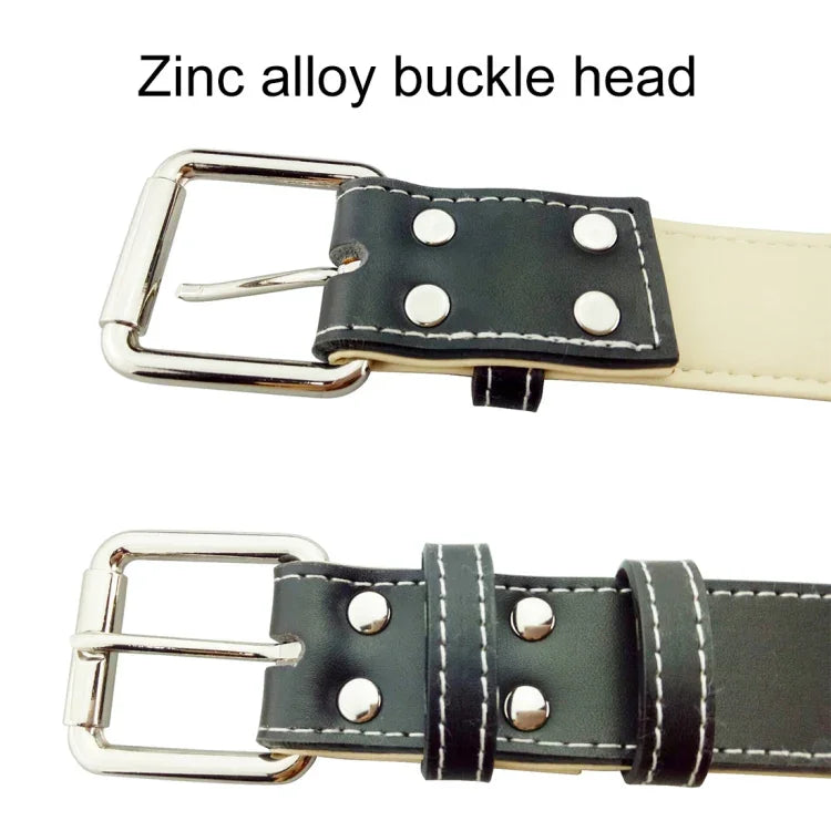 Vòng cổ chó bằng da Sản phẩm thú cưng Vòng cổ chó lớn, Kích thước: L, 2.5 * 51cm, Kích thước: L