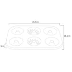 3 Flowers Type Donuts Cookie Mold Gold 6 Cups Cake Mold Baking Mold Cake Tools Bakeware Kitchen Accessories, 3 Flowers Type