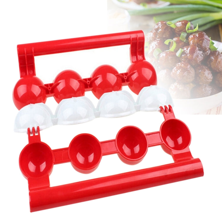 Dụng cụ làm viên thịt cá tự làm trong bếp cho người mới, ABS đỏ