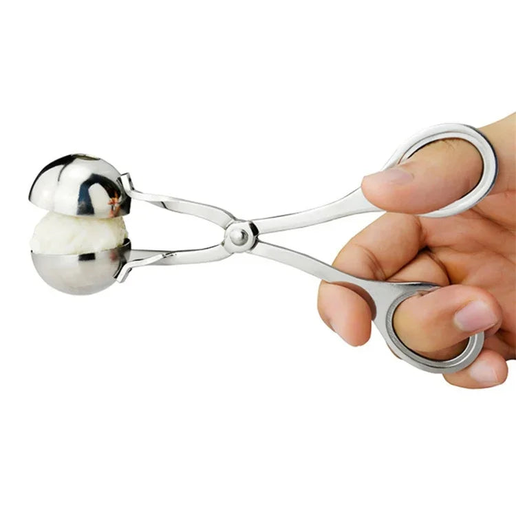 Dụng cụ làm viên thịt bằng thép không gỉ Kẹp viên thịt nhồi Tự làm viên cá viên cơm, Thép không gỉ